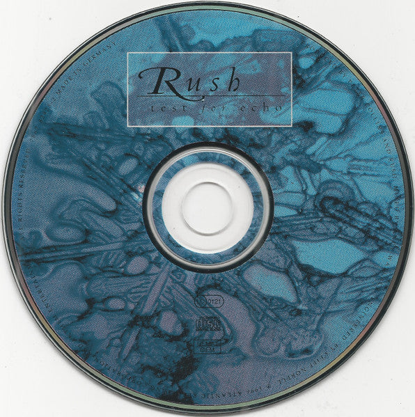 Rush - Test for Echo (1996 CD) Mint