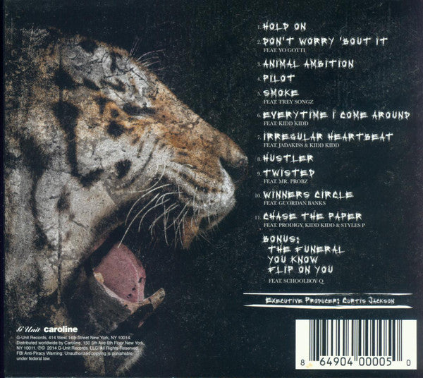 50 Cent - Animal Ambition ~ An Untamed Desire to Win (CD/DVD) New