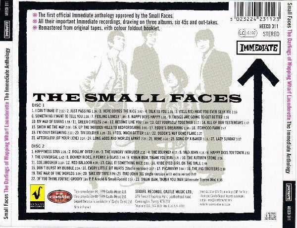 Small faces - The Darlings of Wapping Wharf Launderette (1999 DCD) VG+