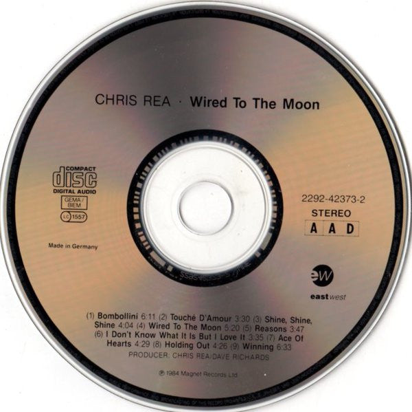 Chris Rea - Wired to the Moon (1991 CD) VG+