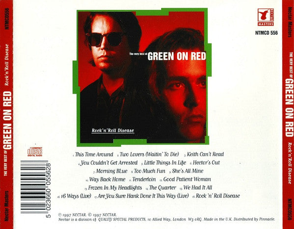 Green on Red - Very Best of (Rare UK 1997 CD Album) NM