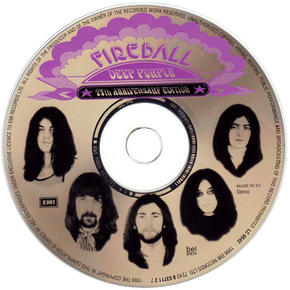 Deep purple - Fireball (2011 Anniversary Edition CD) Mint