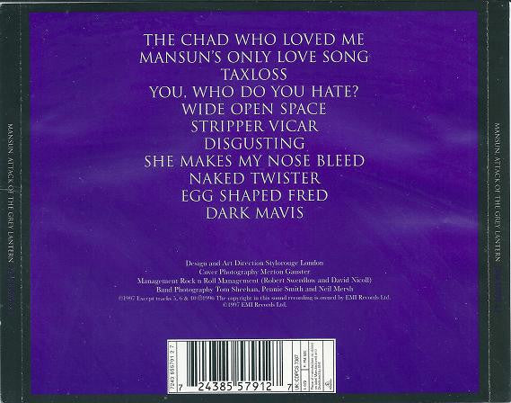 Mansun - Attack of the Grey Lantern (1997 CD) NM