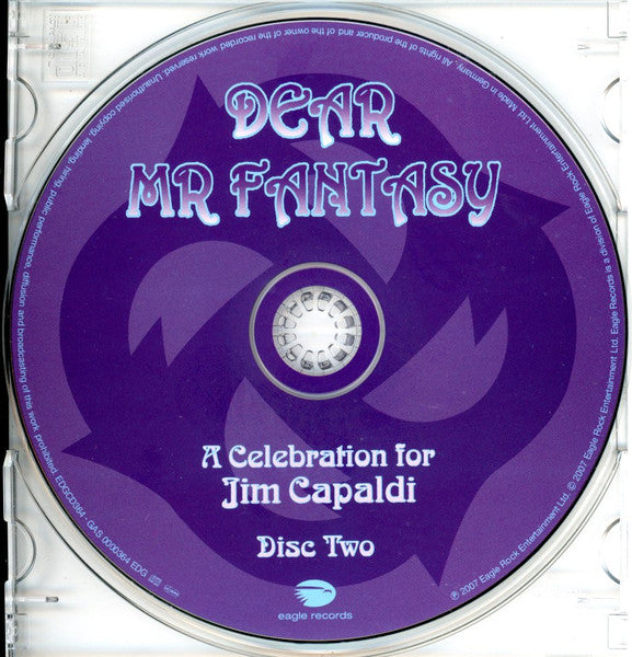 Various - Dear Mr Fantasy ~ A Celebration for Jim Capaldi (2007 DCD) Mint