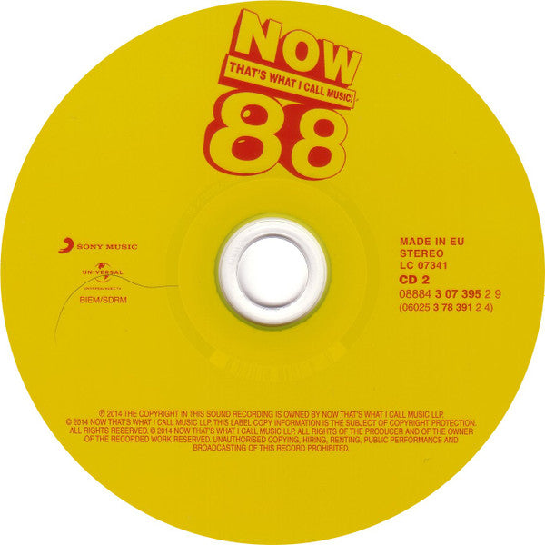 Various - Now Thats What I Call Music 88 (2014 DCD) VG+