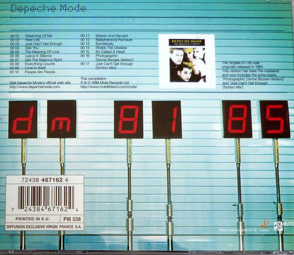 Depeche Mode - The Singles 81>98 (2001 UK 3CD Box Set) Mint