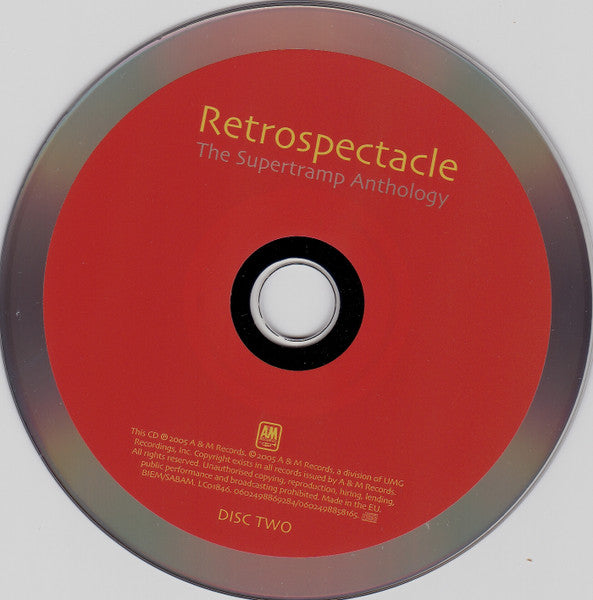 Supertramp - Retrospectacle - Anthology (Double CD) NM