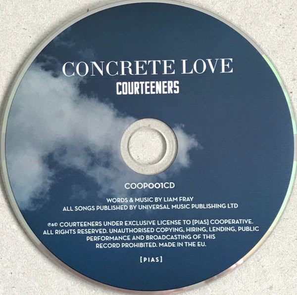 Courteeners - Concrete Love (2014 CD) Sealed