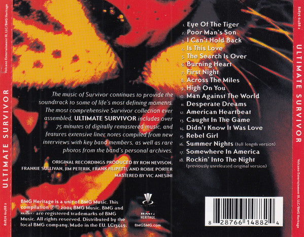 Survivor - Ultimate Survivor (2004 CD) VG+