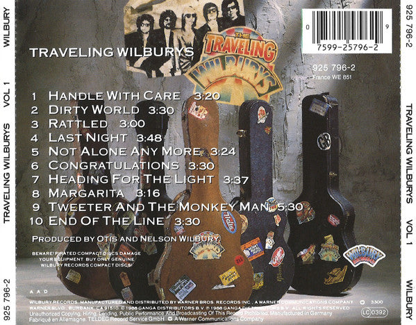 Travelling Wilburys - Vol 1 (1988 CD) NM