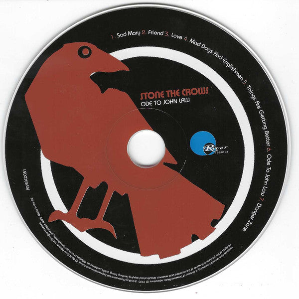 Stone the Crows - Ode to John Law (Rare 2005 CD) NM