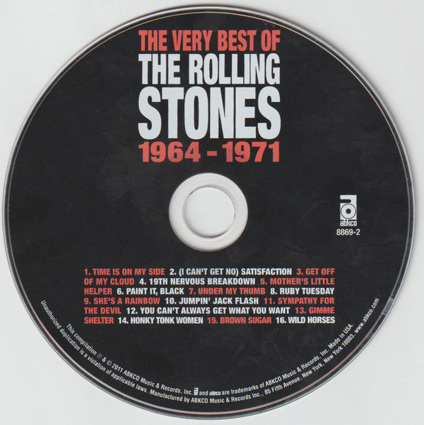 Rolling Stones - The Very Best of 1964-1971 (2013 US CD) NM