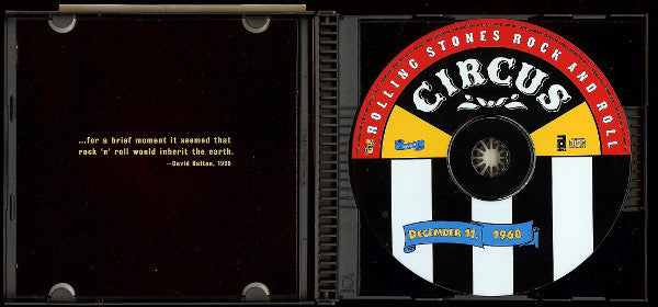 Rolling Stones / Various - Rock and Roll Circus (1996 Unique Case CD) Mint