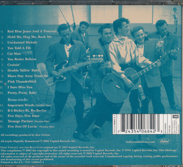 Gene Vincent and the Blue Caps - Self Titled (2003 Expanded CD) Mint