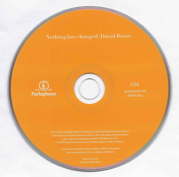 David Bowie - Nothing has Changed (2014 DCD) NM