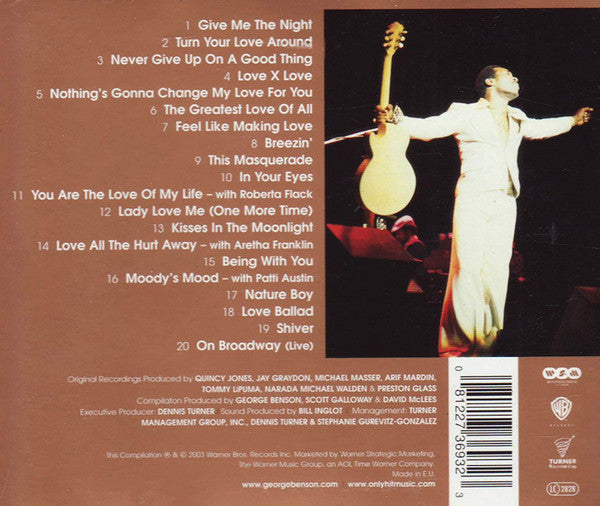 George Benson - Greatest Hits of All (2003 CD) Mint