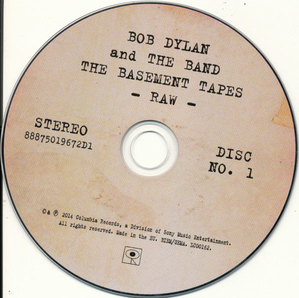 Bob Dylan & the Band - The Basement Tapes Raw ~ Bootleg Series 11 (DCD Set) Mint