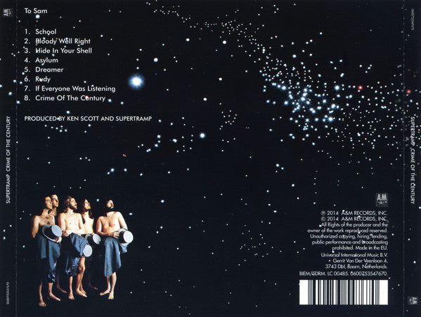 Supertramp - Crime of the Century (2014 Remaster CD) Mint