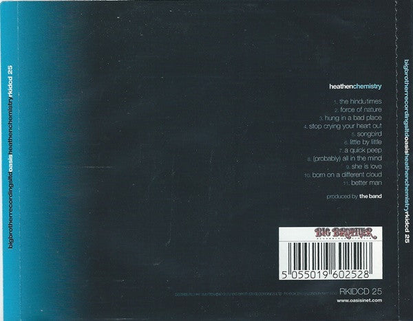 Oasis - Heathen Chemistry (2002 CD) NM