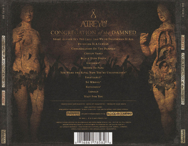 Atreyu - Congregation of the Damned (2009 CD) NM