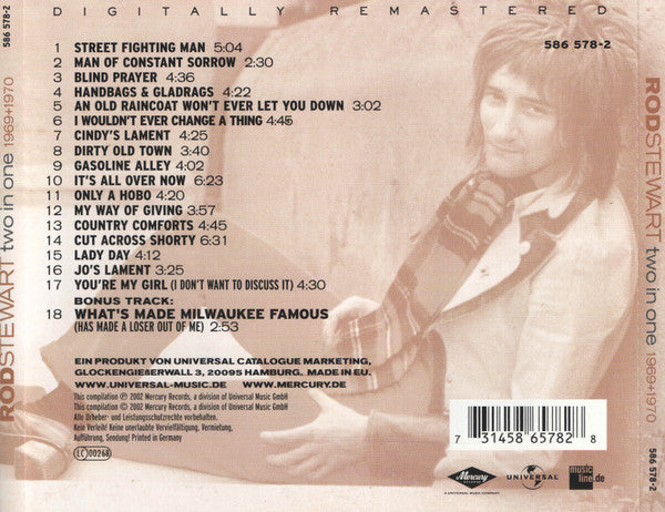 Rod Stewart - Gasoline Alley / An Old Raincoat.. (2002 German 2 in 1 CD) Mint