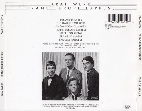 Kraftwerk - Trans-Europe Express (2005 CD) VG+