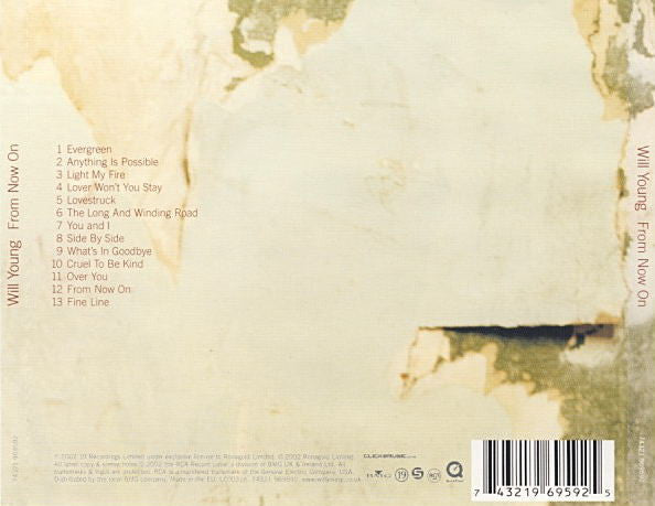 Will Young - From Now On (2002 CD) Mint