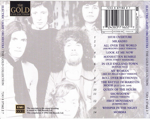 Electric Light Orchestra - The Gold Collection (1996 CD) Mint