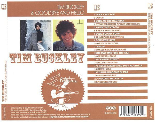 Tim Buckley - Goodbye & Hello / Tim Buckley (2001 CD 2 on 1) NM