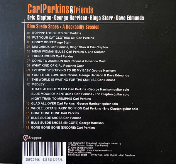 Carl Perkins & Freinds - Blue Suede Shoes ~ A Rockabilly Session (2006 CD) Mint