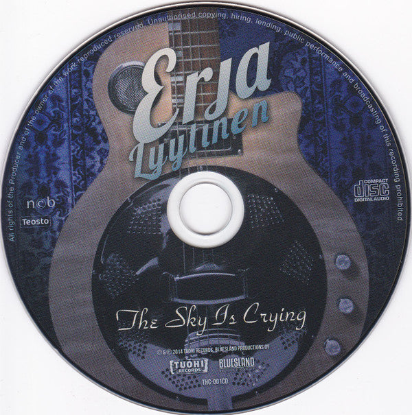 Erja Lyytinen - The Sky is Crying (2014 Finland Blues CD) Mint