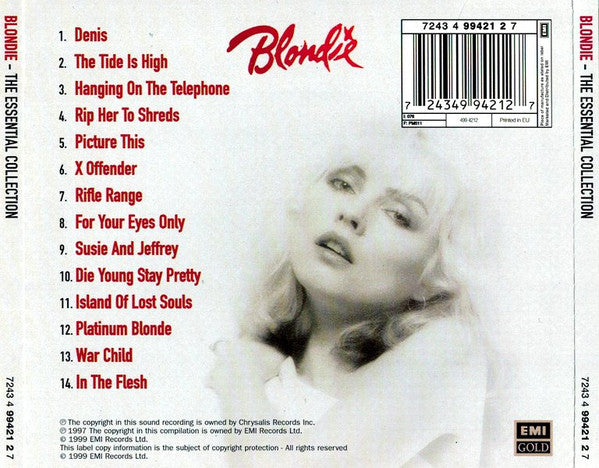 Blondie - The Essential Collection (1999 CD) Mint