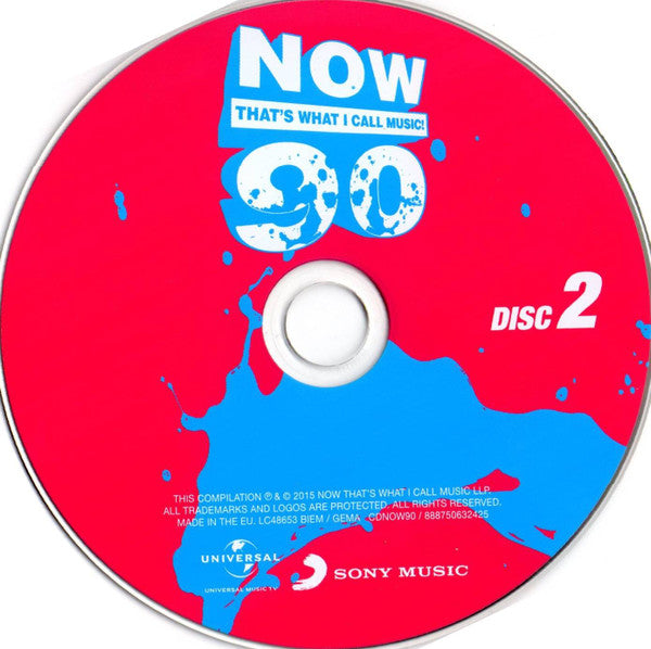 Various - Now Thats What I Call Music 90 (2015 DCD) NM