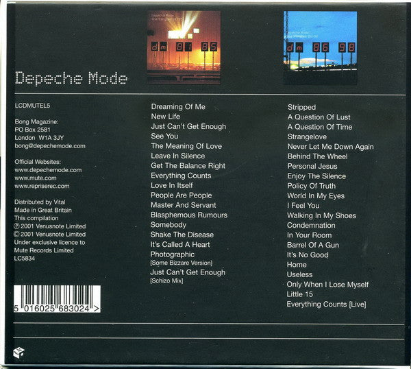 Depeche Mode - The Singles 81>98 (2001 UK 3CD Box Set) Mint