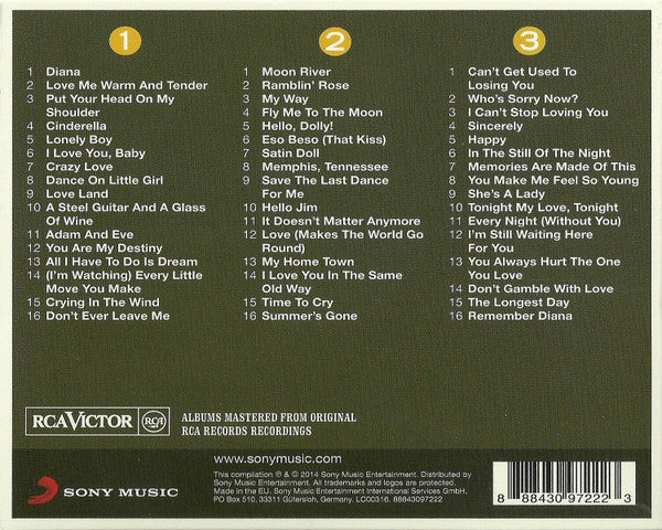 Paul Anka - The Real... (2014 Triple CD) Sealed