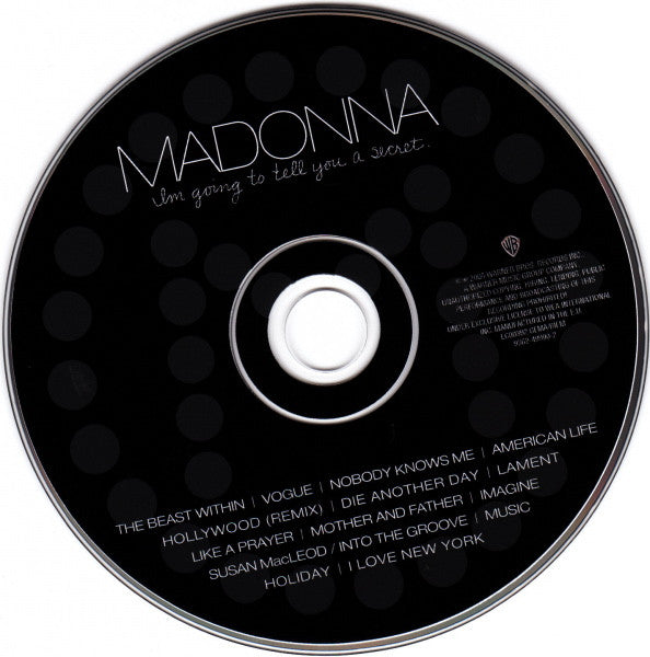 Madonna - I'm Going to tell you a Secret (2006 CD & DVD 5.1) VG