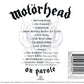 Motorhead - On Parole (1997 CD) Mint