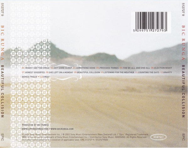 Bic Runga - Beautiful Collision (2004 CD) Mint