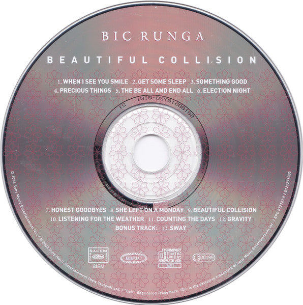 Bic Runga - Beautiful Collision (2004 CD) Mint