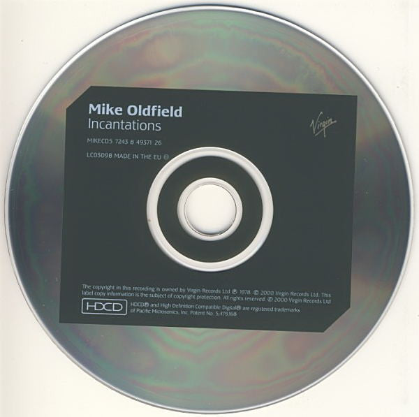 Mike Oldfield - Incantations (2000 HDCD) VG+