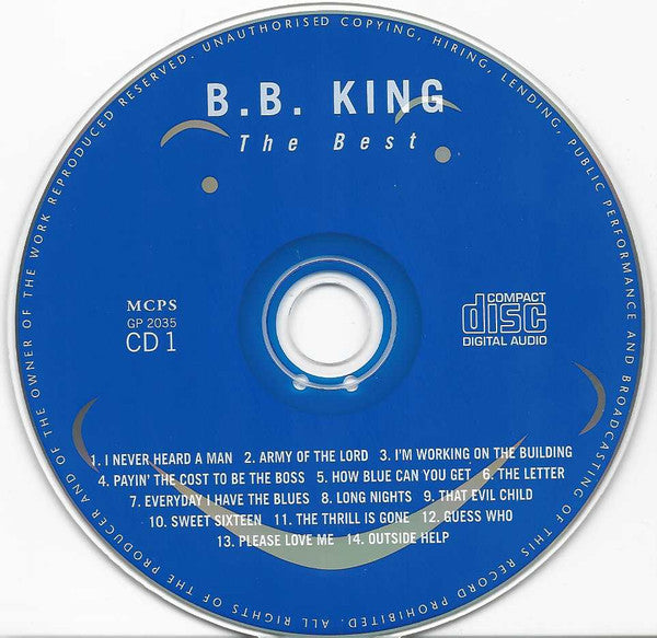 B.B King - The Best (1998 DCD) VG+