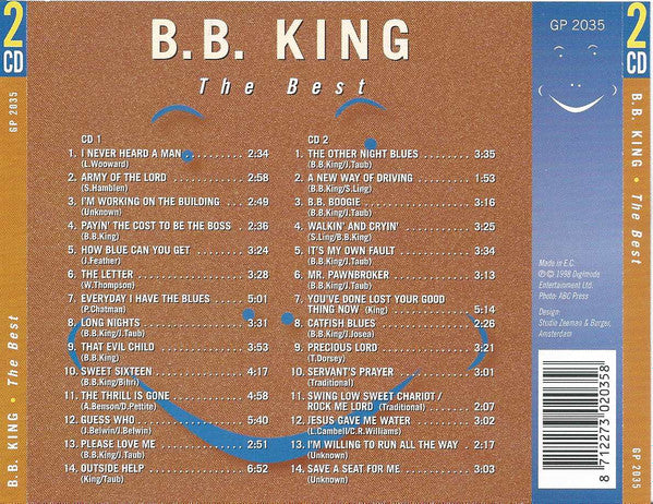 B.B King - The Best (1998 DCD) VG+