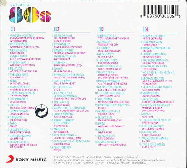 Various - Ultimate 80s (2015 4 CD Set) NM