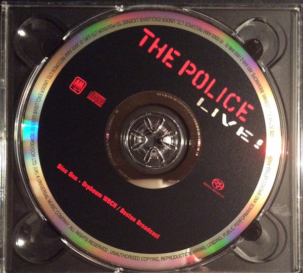 Police - Live! (2003 Hybrid SACD Double CD) VG+