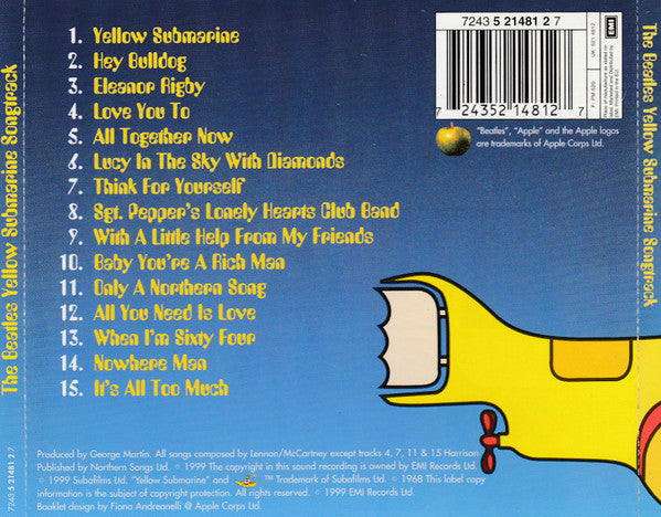 Beatles - Yellow Submarine (1999 Remixed 'Swindon' CD) NM