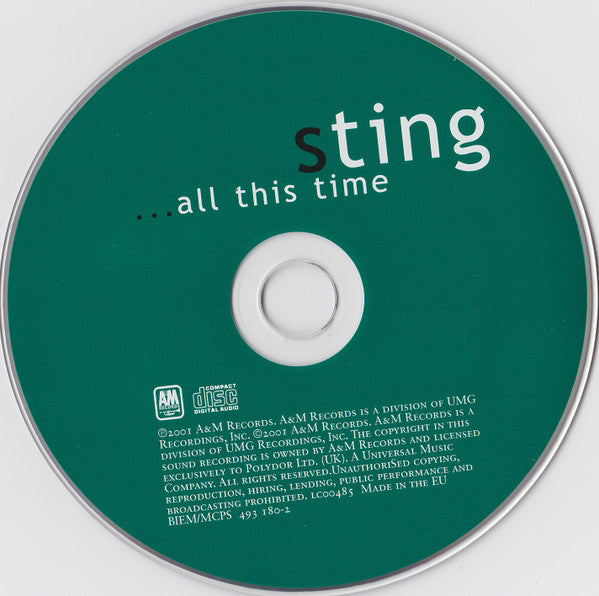 Sting - All This Time (2001 CD) NM