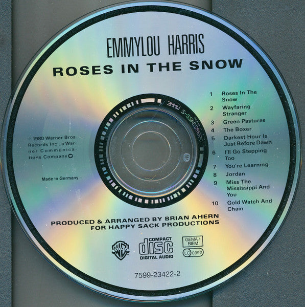 Emmylou Harris - Roses in the Snow (1999 CD) NM