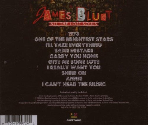 James Blunt - All the Lost Souls (2007 CD) NM