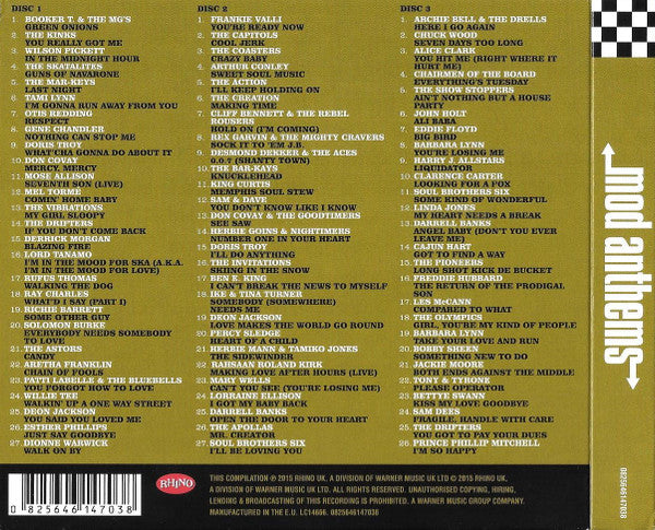 Various - Mod Anthems (2015 Triple CD Set) Mint