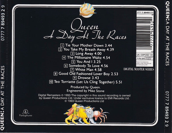 Queen - A Day at the Races (1993 CD) VG+